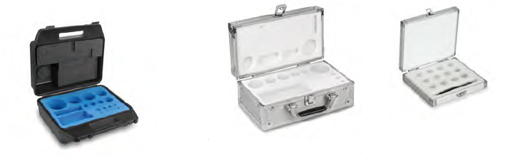 Valises pour jeux de poids standards