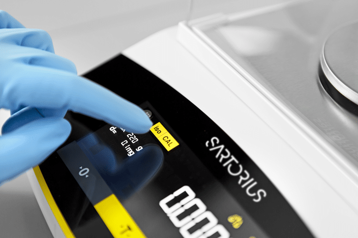Calibration interne automatique IsoCAL sur les balances de laboratoire de Sartorius