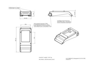 20751800 Massblatt Untergestell Vacuu Pure