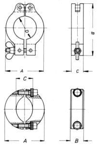 Massblatt Spannringe Fuer KF