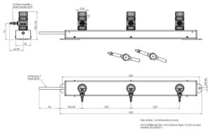 Massblatt VACUULAN Triple VCL01 Modul