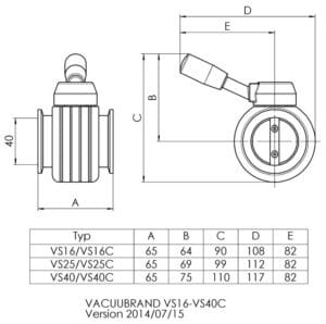 Massblatt Vs16 Vs40c 1