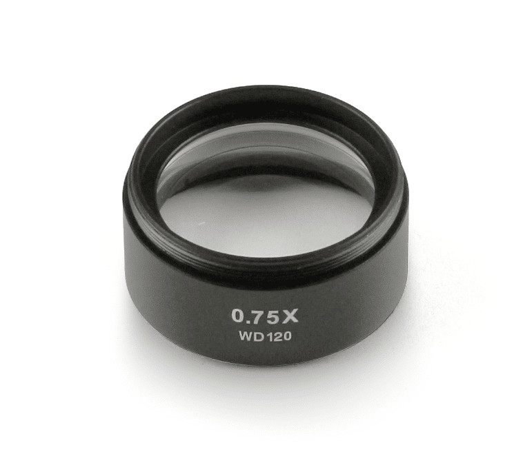 Lentille De Microscope Auxiliaire 0,5x Kern OZB-A4641 - Compatible Avec Divers Modèles De Microscopes