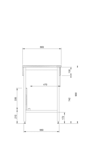 Asem Scheme Laboratory Bench P600 Pt 600 2