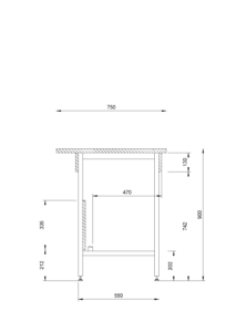 Asem Scheme Laboratory Bench P600 Pt 750 20