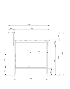 Asem Scheme Laboratory Bench Splashback Shelf Tablet P900 22