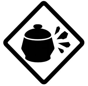 Chambre blindée pour prévenir les projections en cas de casse