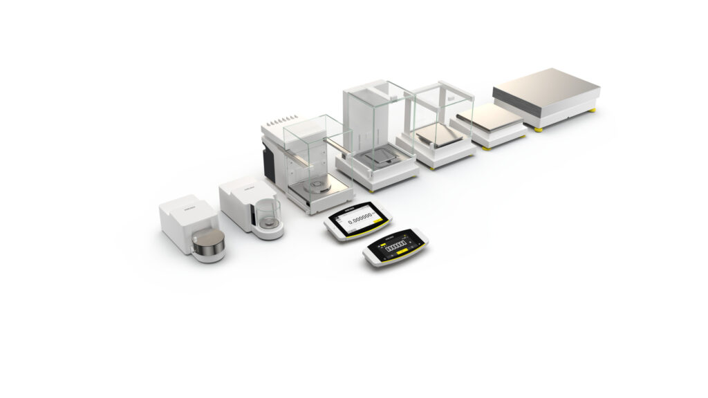 Samenstelling van de Sartorius Cubis II Laboratoriumweegschalen
