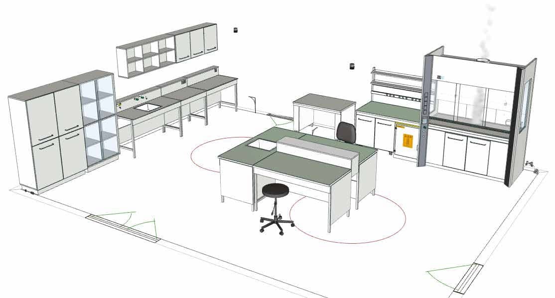 Exemple de configuration de paillasses