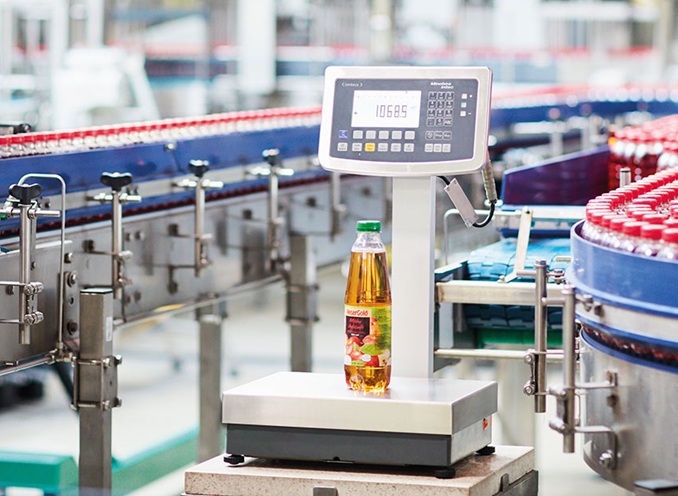 Minebea Intec weegschaal in een fabriek