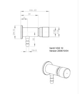 20666000 Massblatt Ventil VGS 10