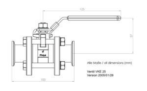 20675505 Massblatt Ventil VKE 25