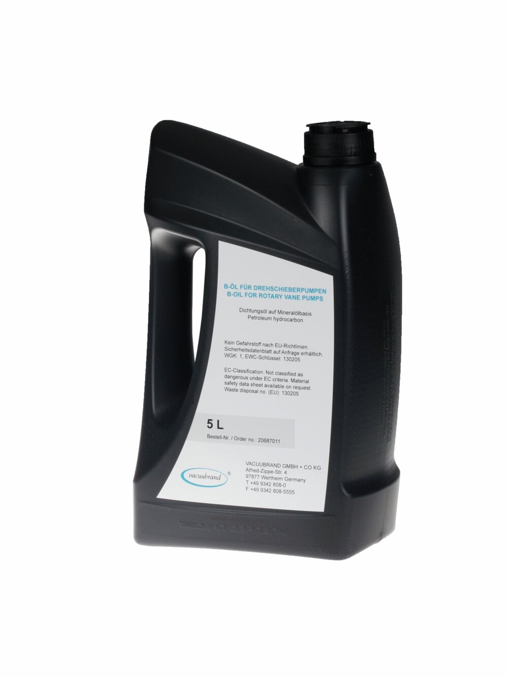 20687011 Drehschieberpumpenoel B 5 Liter V2