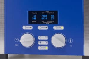 Pulse, Sweep en Degas modus op een Elmasonic P ultrasoon bad
