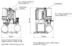 Massblatt Pc3001 Vario Select
