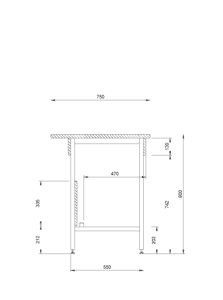 Asem Scheme Laboratory Bench P600 Pt 750 45