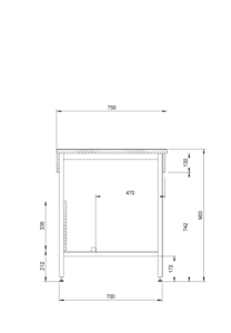 Asem Scheme Laboratory Bench P750 Pt 750 20