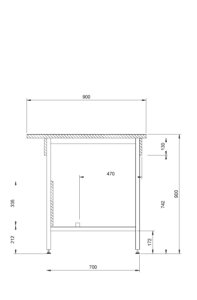 Asem Scheme Laboratory Bench P750 Pt 900 36