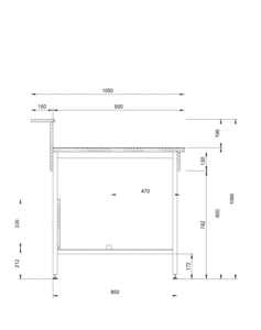 Asem Scheme Laboratory Bench Splashback Shelf Tablet P900 32