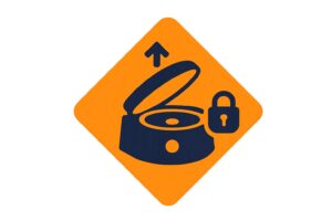 Automatische vergrendeling van het deksel