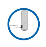 Houd het elektrolyt op peil