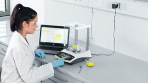 Sortie de données du Sartorius Entris II